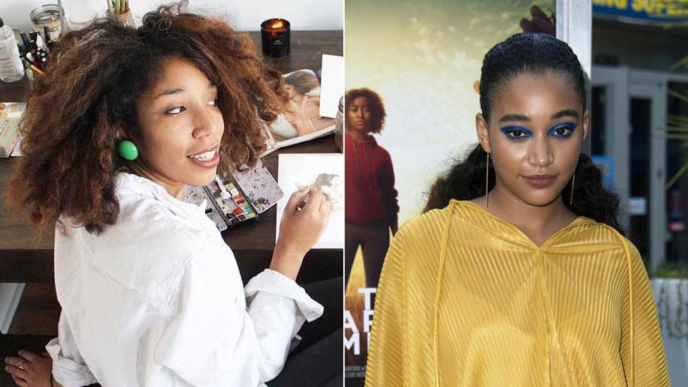 Debra Cartwright and Amandla Stenberg