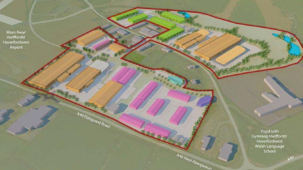 Plans for Pembs food park