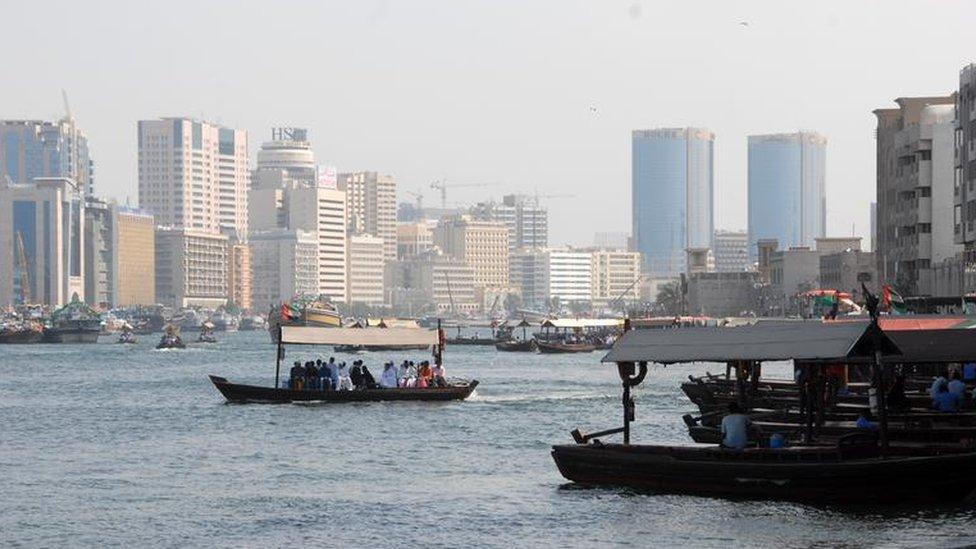 A view of Dubai