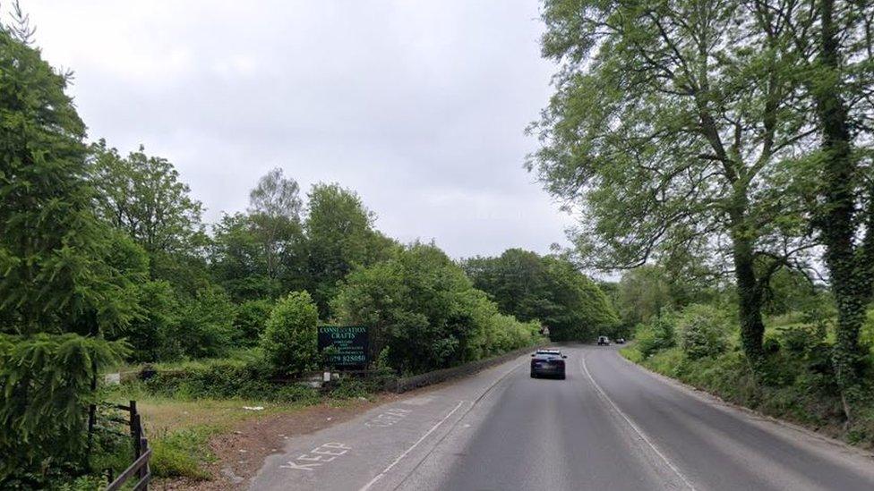 The A6 near Cromford