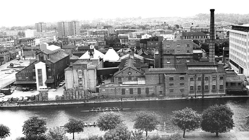 Brewery on river