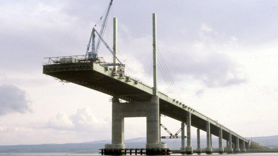 Kessock Bridge construction