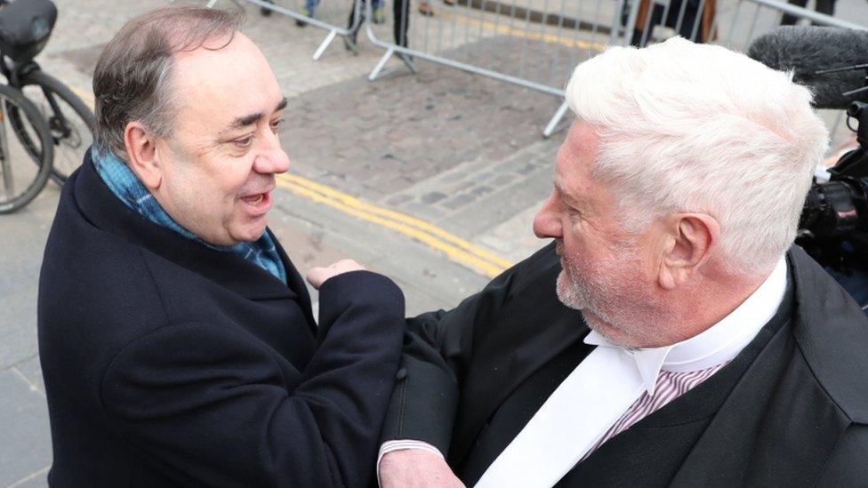 Alex Salmond and Gordon Jackson