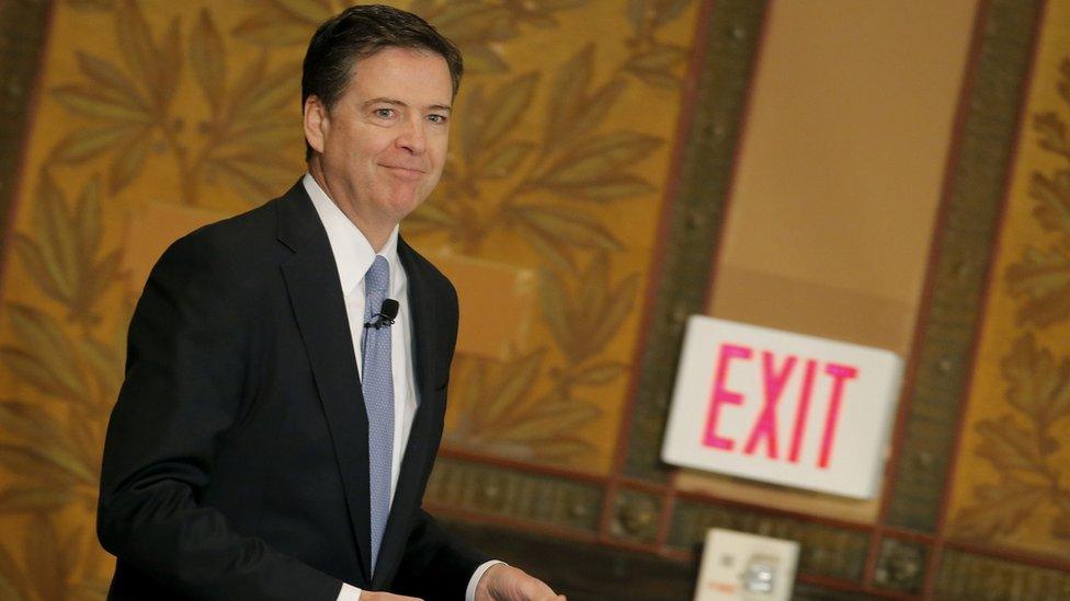 Sacked FBI Director James Comey (file pic 2016)