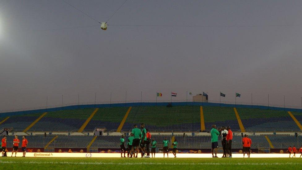 Training session in Afcon