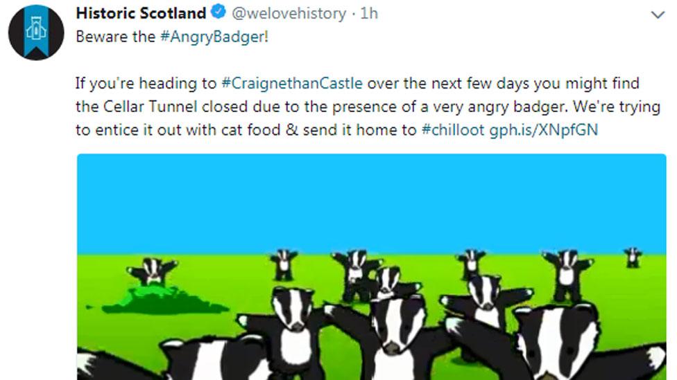 Historic Environment Scotland tweet