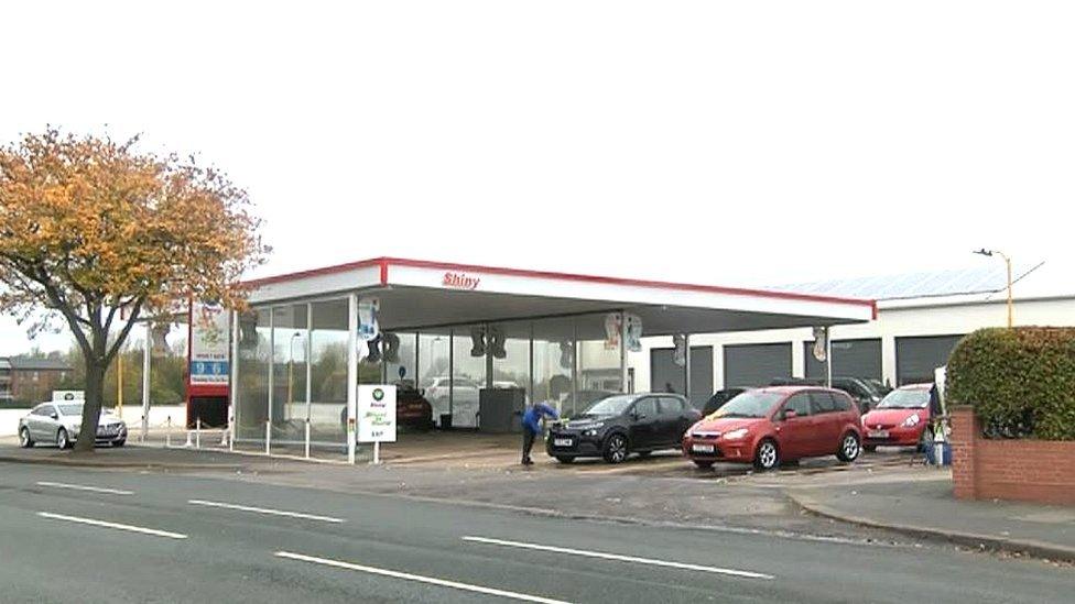 Shiny car wash, Carlisle