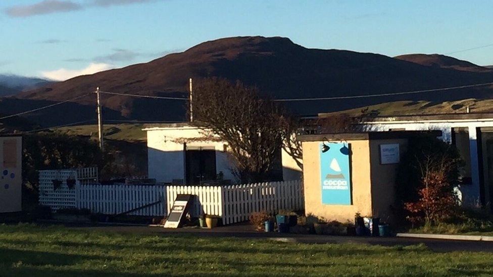 Cocoa Mountain's premises at Balnakeil