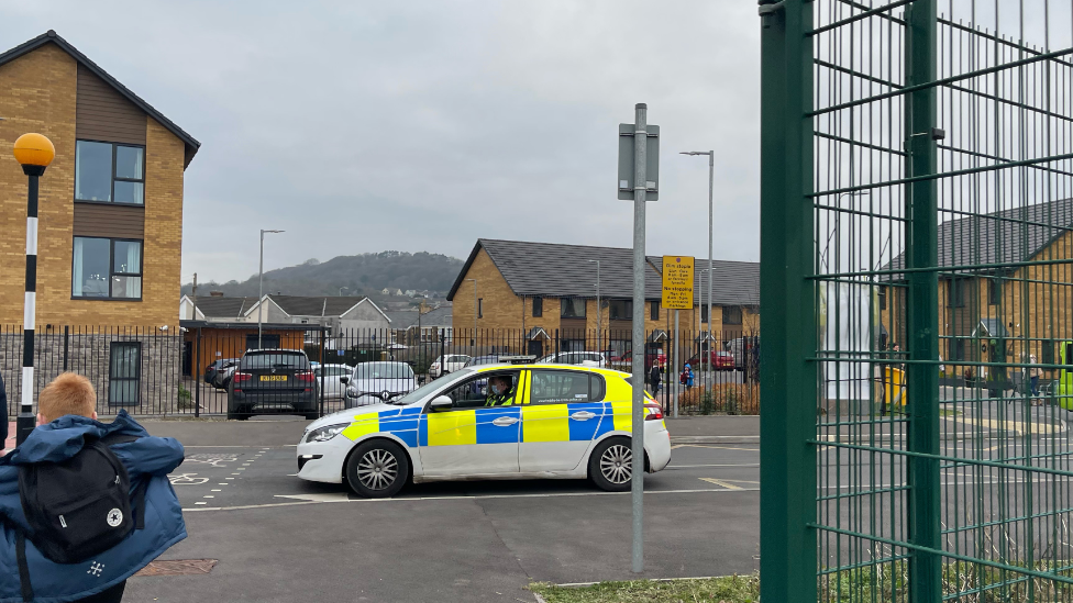 Car park Brynmenyn School