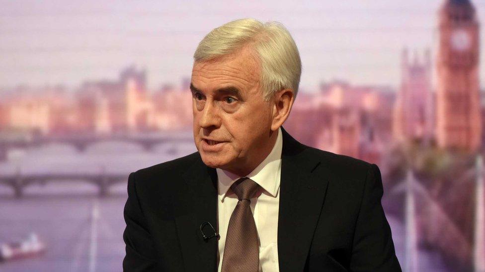 Shadow chancellor, John McDonnell