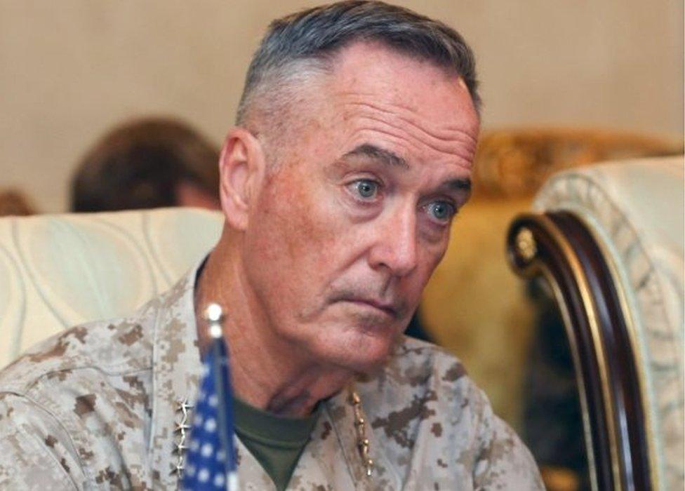 Chairman of the US Joint Chiefs of Staff, Joseph Dunford