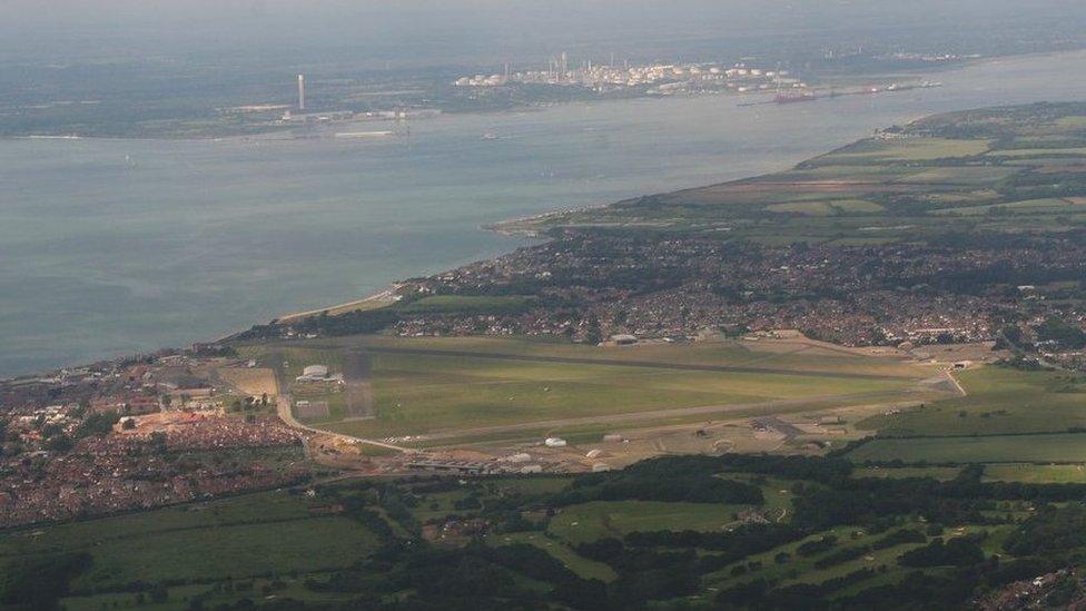 HMS Daedalus site pictured before demolition