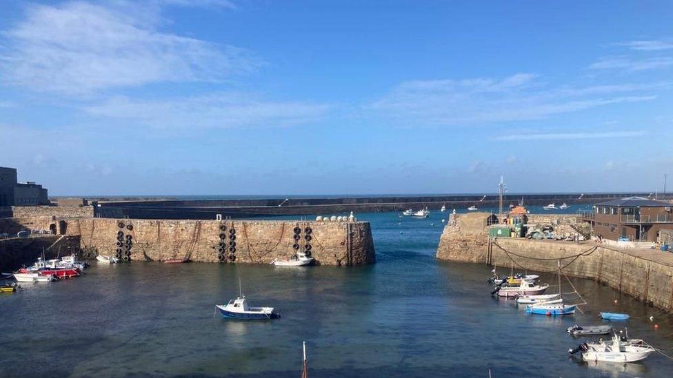 Alderney harbour