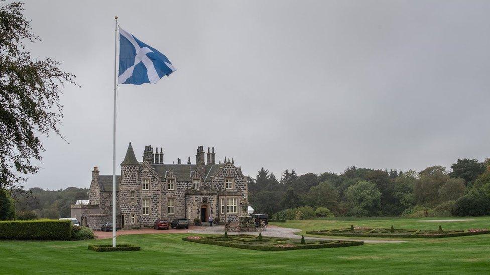 Donald Trump's golf course in Balmedie, Aberdeenshire