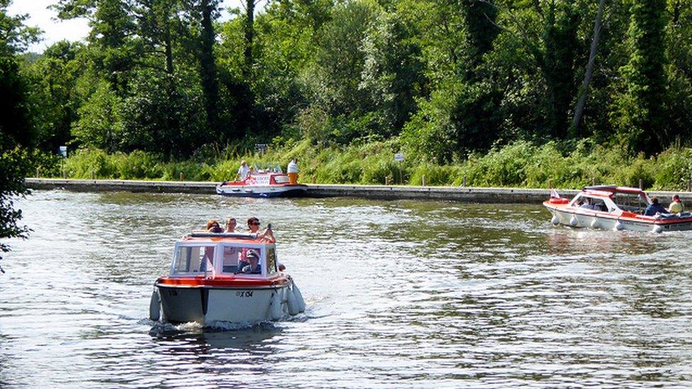 Boats on the River Bure, Norfolk