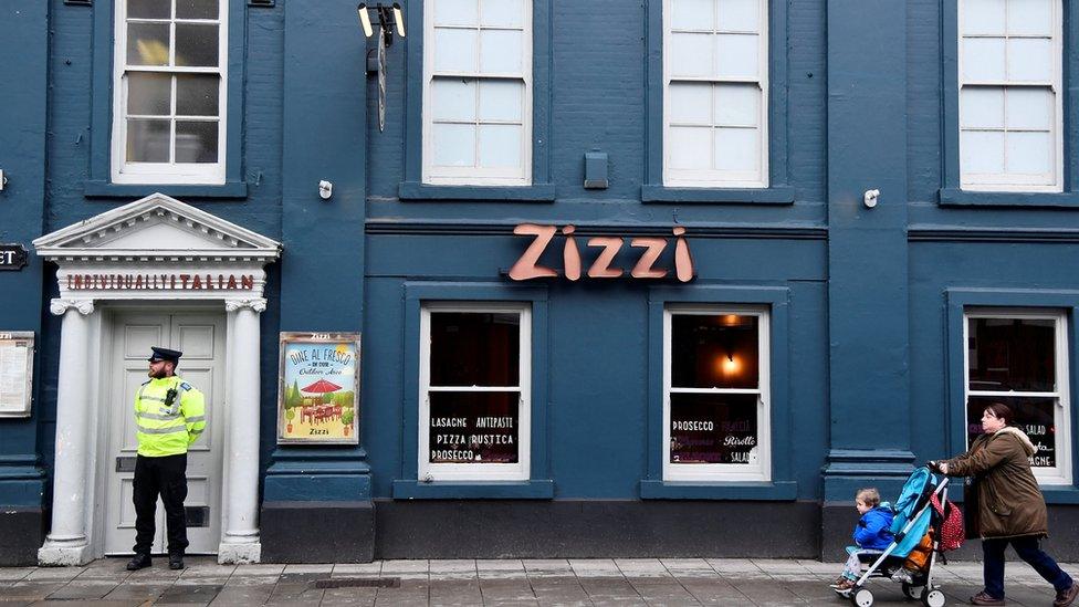 Zizzi restaurant closed