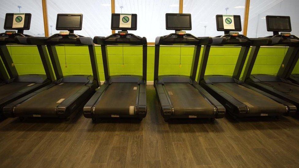 Treadmills at Clacton Leisure Centre