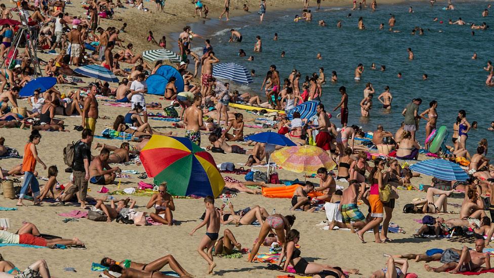 Barcelona beach