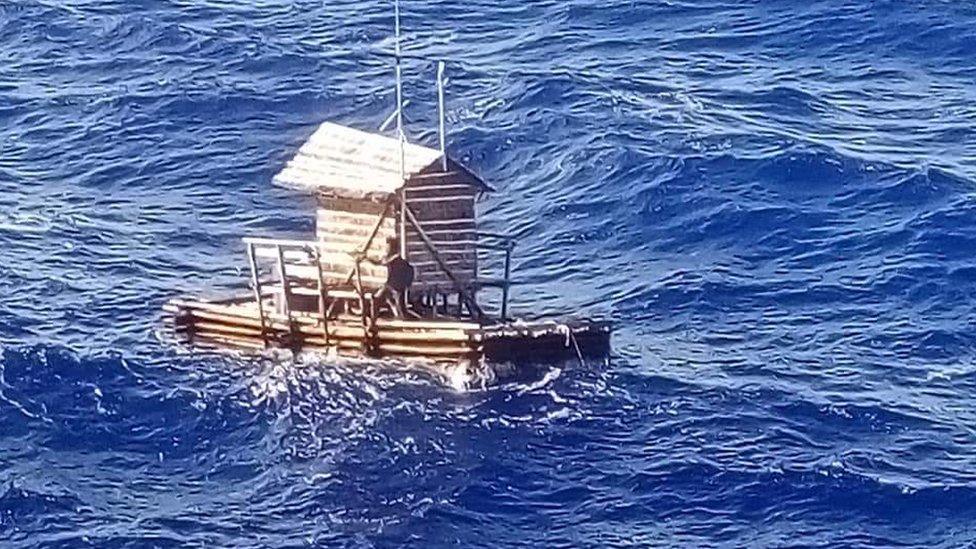 Mr Adilang's rompong adrift at sea