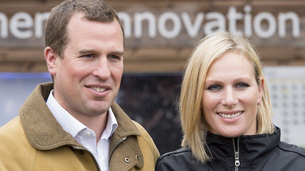 Peter Phillips and Zara Phillips