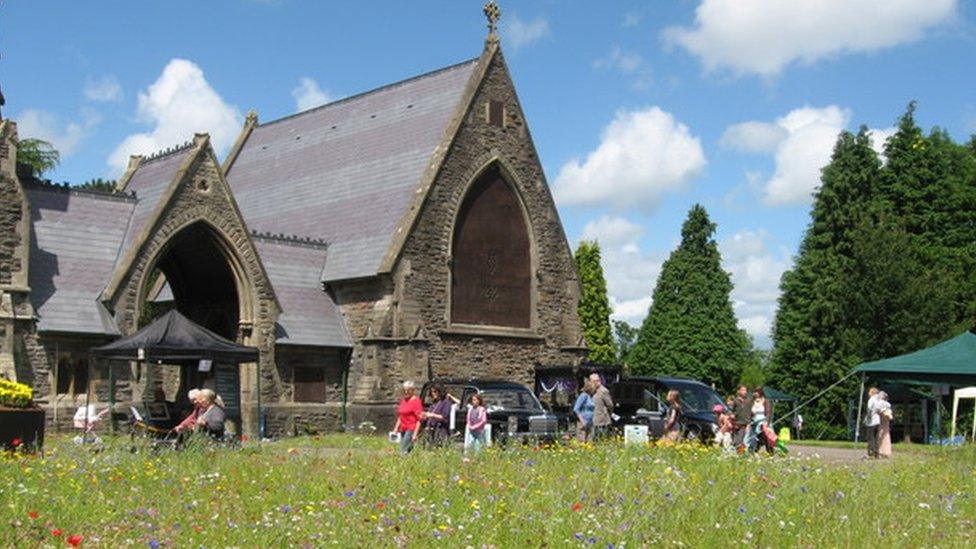 Chapel at Cathays Cemetery, Cardiff