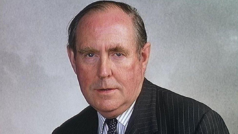 Former Northern Ireland Secretary Peter Brooke