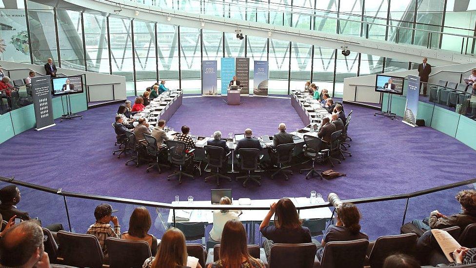 London Assembly at Mayor's Question time