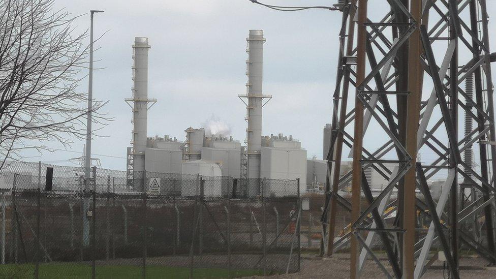 Grain Power Station without its middle chimney