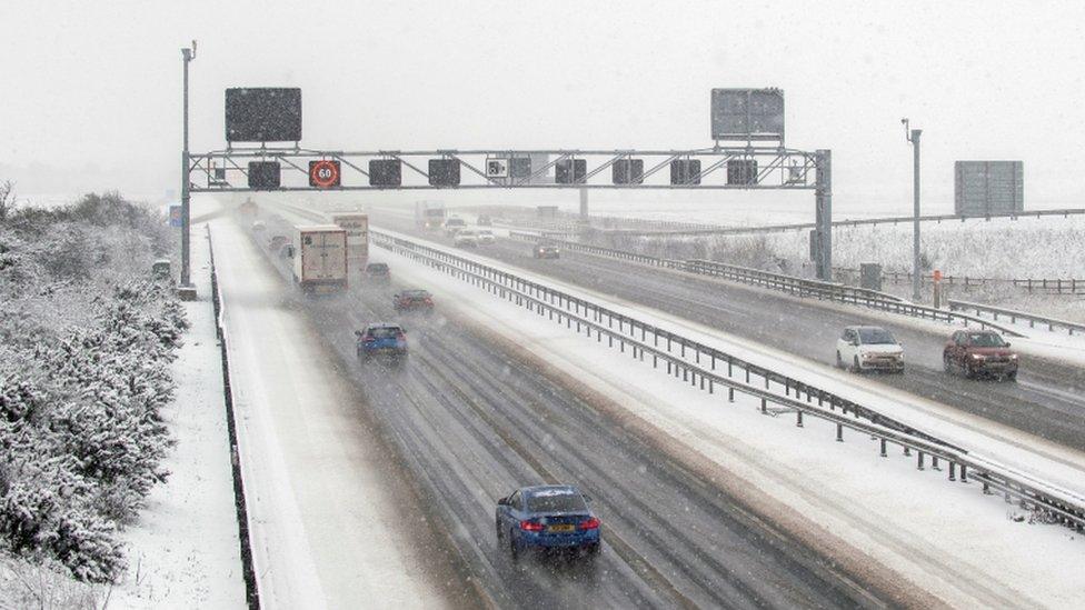 M1 in Bedfordshire