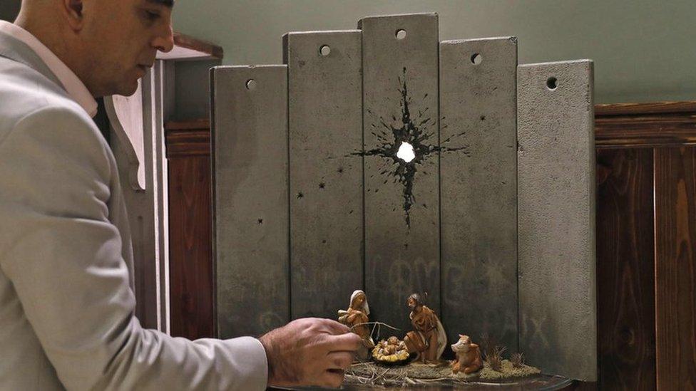 scar of bethlehem by banksy