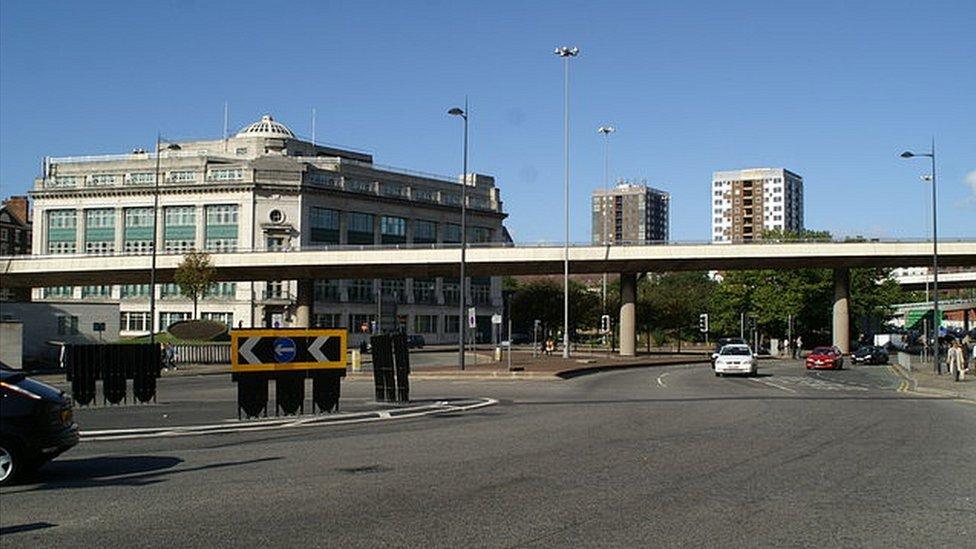 Liverpool flyover