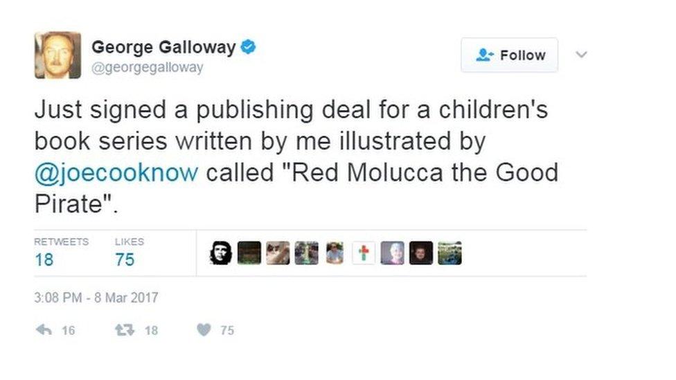 George Galloway tweet