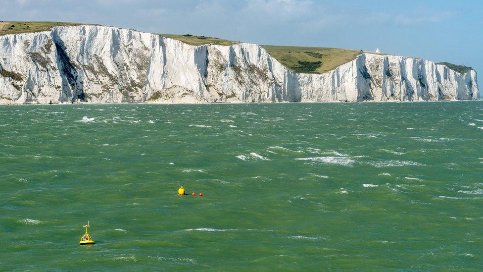 White cliffs of Dover