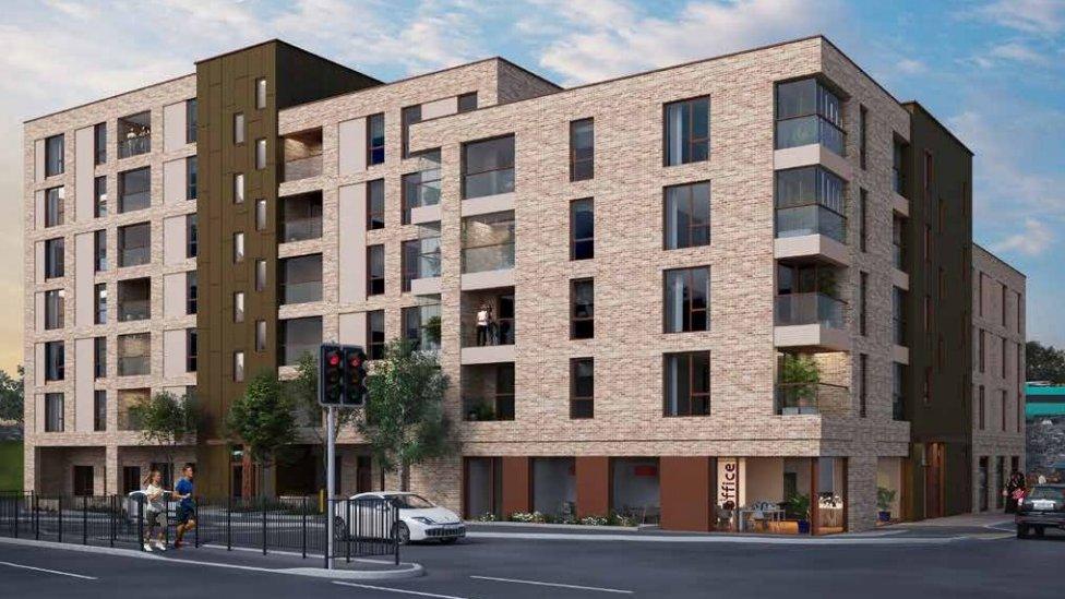 Proposed flats for Waungron Road tip in Cardiff