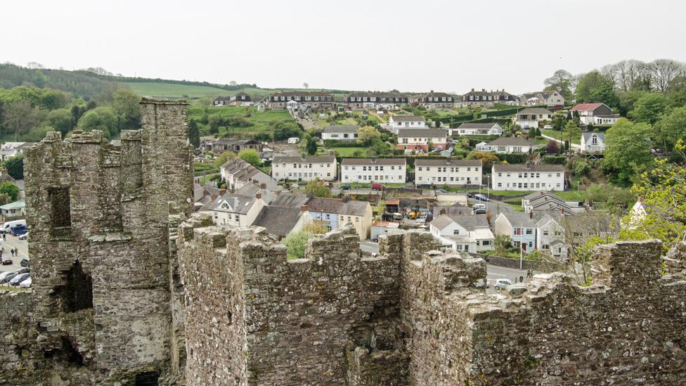 Laugharne and the castle