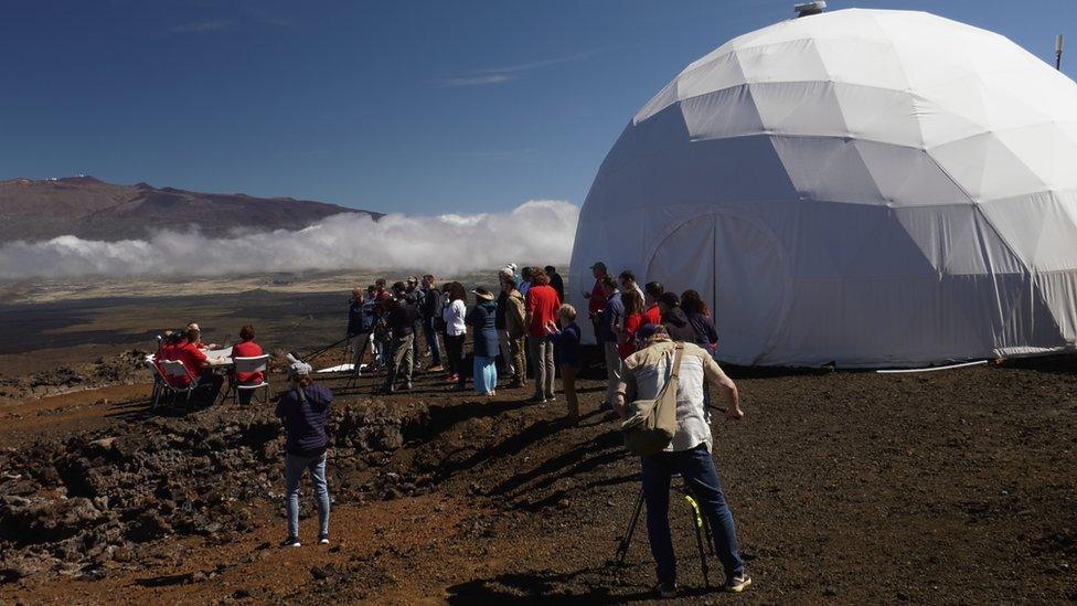 HI-SEAS dome in Hawaii