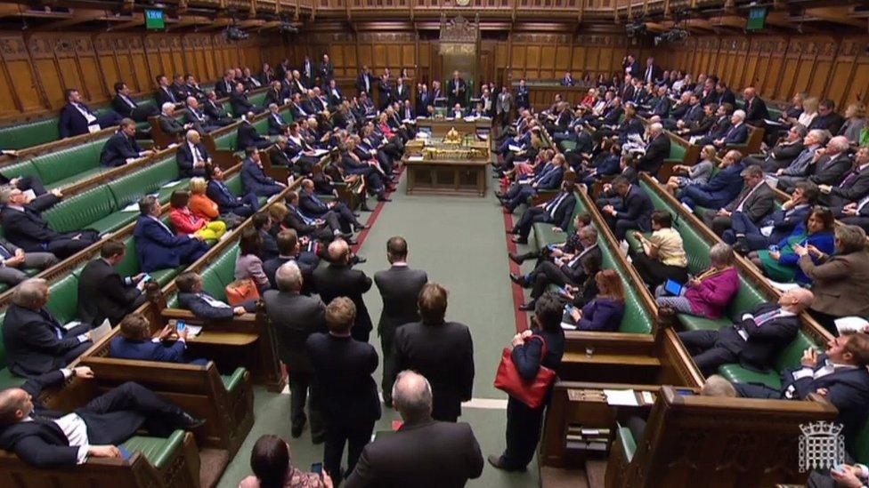 MPs inside the House of Commons.