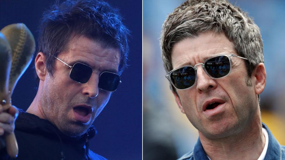 Liam and Noel Gallagher