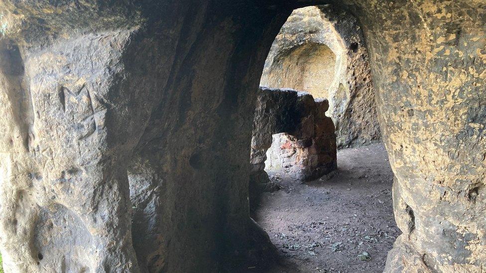 Anchor Church caves