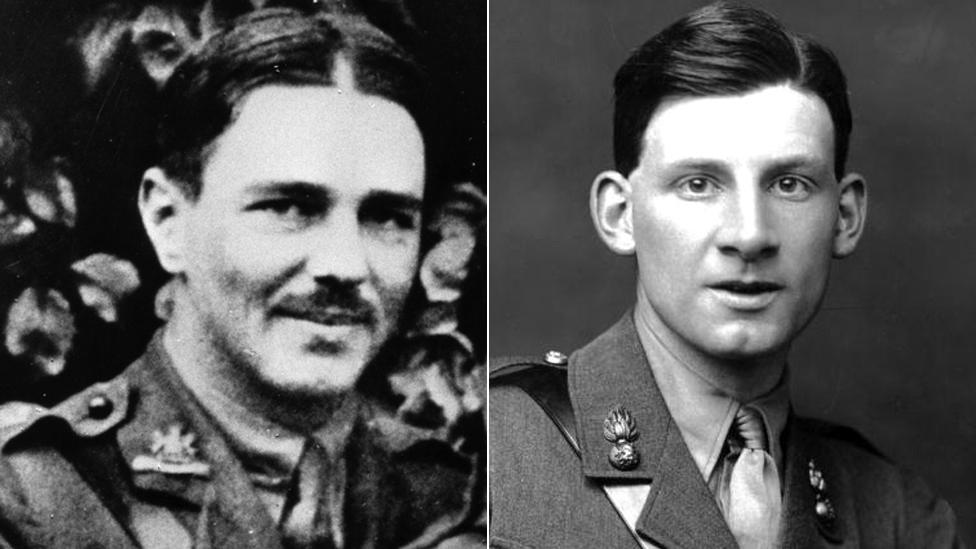 War poets Wilfred Owen and Siegfried Sassoon