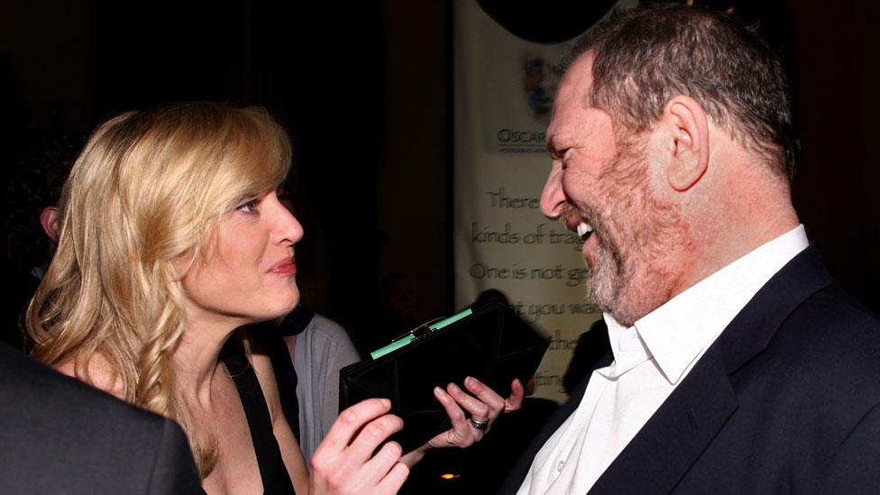 Kate Winslet with Harvey Weinstein in 2009