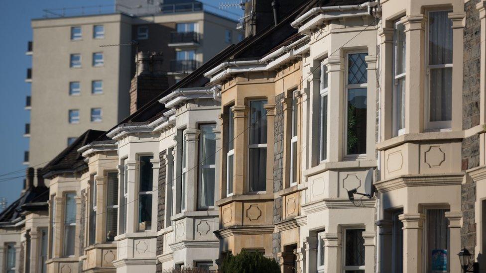 A row of houses