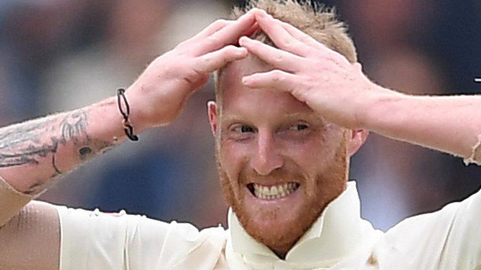 Ben Stokes in action for England