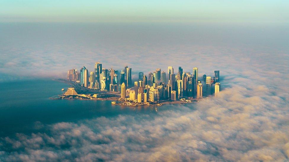 Doha from the air