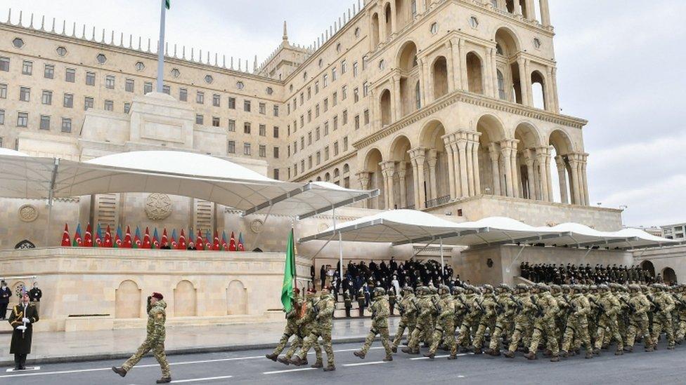 Azeri parade