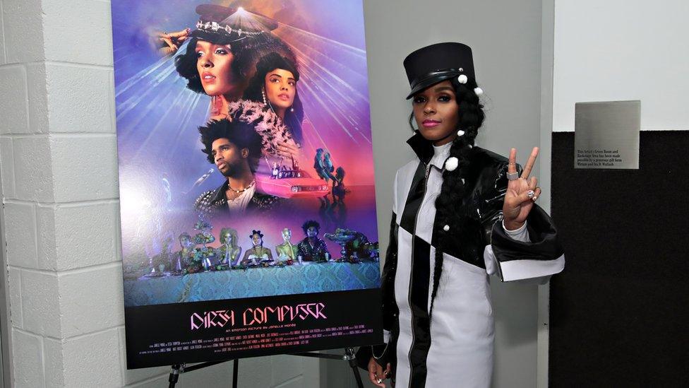 Janelle Monae promoting Dirty Computer