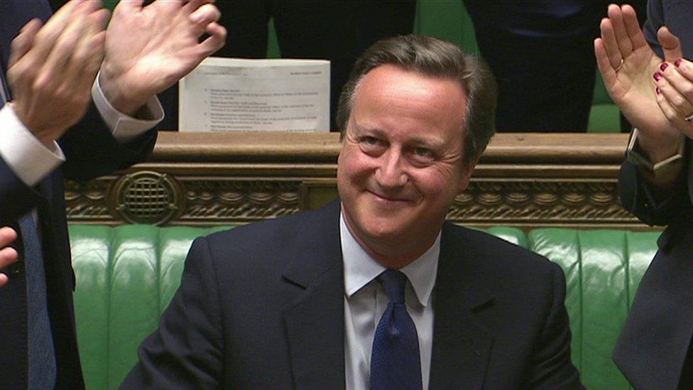 David Cameron at PMQs