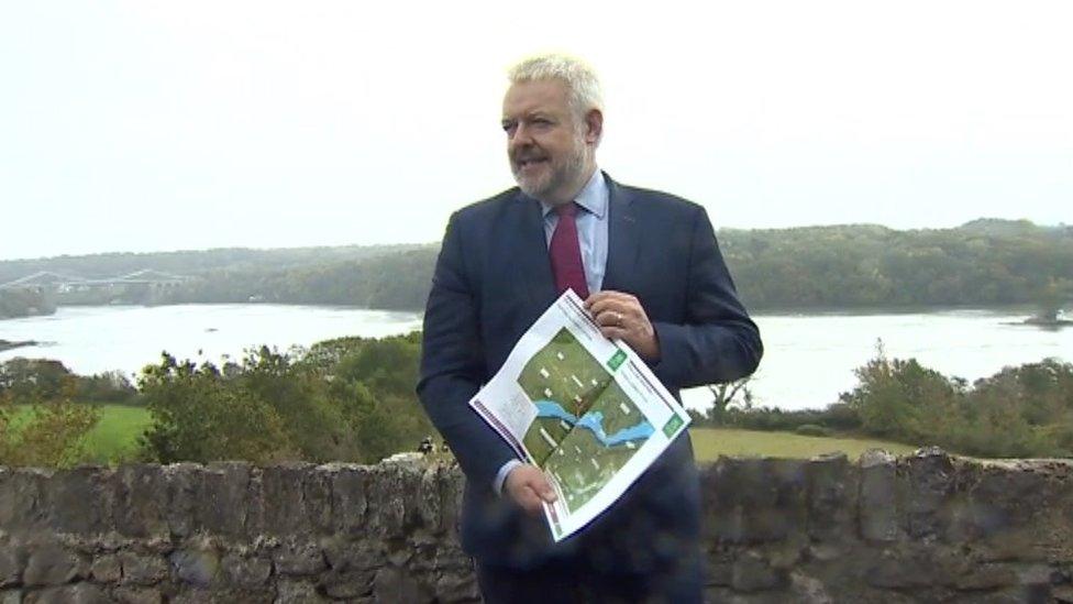 First Minister Carwyn Jones made the announcement on a visit to Anglesey