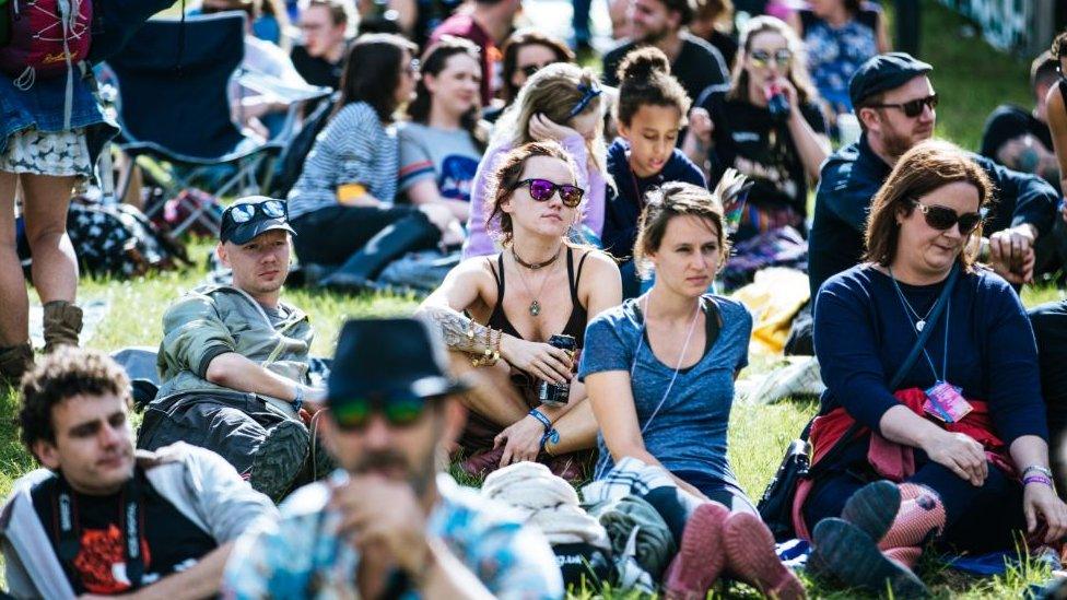 Festival crowd