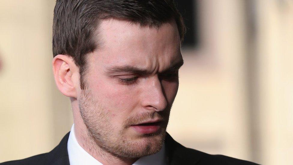 Footballer Adam Johnson